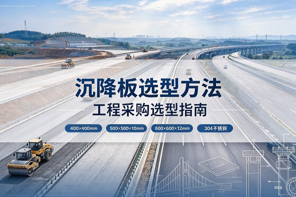 谯城沉降板选择方法