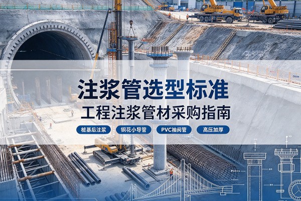 谯城注浆管选型标准