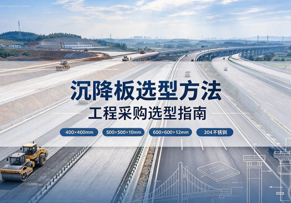 谯城沉降板选择方法